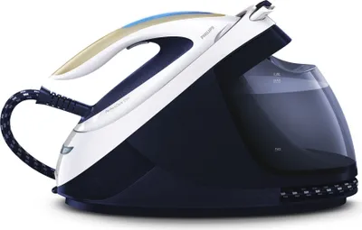 Produktbild von Philips PerfectCare Elite Bügelstation, 155 g/min konstanter Dampf, 7.5 bar, 2700 W, Blau (GC9635/20)