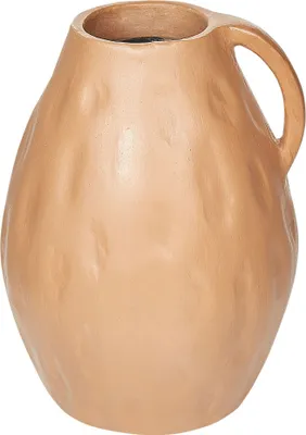 Image de Vase décoratif en terre cuite 40 cm Beige Kulim Lumarko