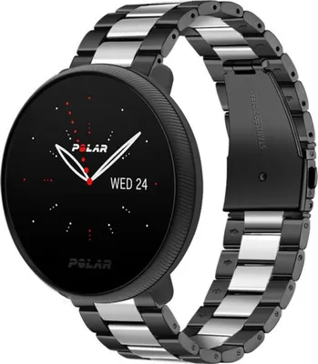 Produktbild von Strap-it Stahlarmband - Kompatibel mit Polar Ignite 2Armband Ersatzarmband Edelstahl Armband mit faltschließe Sportuhr zubehör für smartwatch 20mm Armband Silber