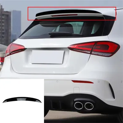 Obrázok produktu pre Zadný spojler, strešný spojler, čierny, vhodný pre modely W177 A180, A200, A220, A35, A45, rok výroby 2018–2024, spojler batožinového priestoru v štýle AMG