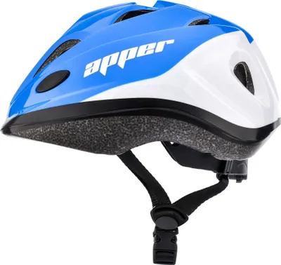 Image de Meteor casque de protection, casque enfant, casque vélo, patins à roulettes, KS07 casque enfant vélo casque, taille S 48-52 cm Apper blue
