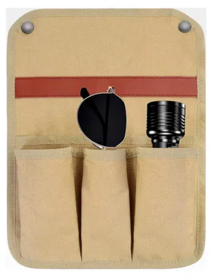 Produktbild von Seitentasche für Campingstühle, Aufbewahrungstasche für Armlehnen, große Aufbewahrungslösung für Strandkörbe
