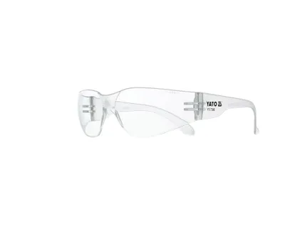Produktbild von Yato YT-7360, Schutzbrille, Montagearbeit, Schleifarbeiten, Unisex, Transparent, Transparent, Polycarbonat (PC)