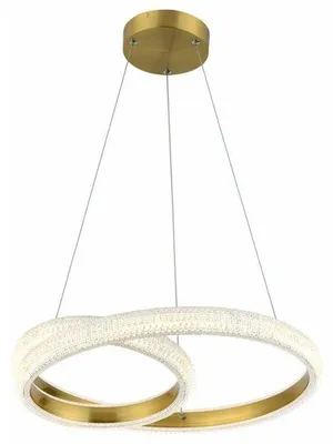 Zdjęcie produktu dla Lampa wisząca LED Auxerre złota 36W Odcienie bieli 2880lm metal wym:120x50x50cm IP20 Reality