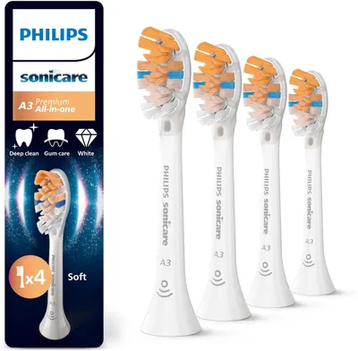 Produktbild von Philips A3 All-in-one Austausch Der Elektrischen Zahnbürste 4 Einheiten One Size