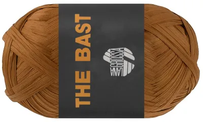 Produktbild von Lana Grossa THE BAST Papierbast aus natürlicher Holzzellulose - ideal für Dekoartikel & Taschen Farbe 011 - Zimtbraun
