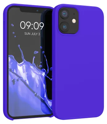 Produktbild von kwmobile Handyhülle für iPhone 12 mini Hülle, für iPhone 12 mini Case - Hülle Silikon - kabelloses Laden - Baltik Blau