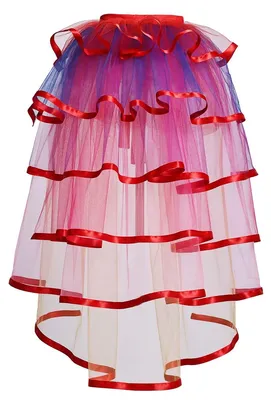 Immagine prodotto di Gonna a rete in stile steampunk, nera, multicolore, taglia unica