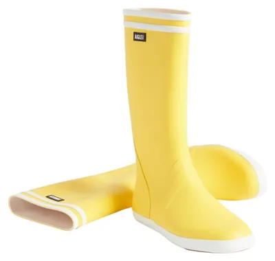 Zdjęcie produktu dla Buty Aigle Goeland 2, kalosze męskie, żółto-białe, rozmiar 43 EU