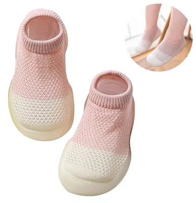 Produktbild von Strickschuhe für Kleinkinder, Mädchen und Jungen, Slip-on-Outdoor-Sneaker