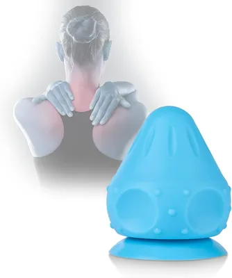 Produktbild von Triggerpunkt-Massagegerät, Massierball, Faszienball, Fitnessball, Massageball, Faszienball, mit Saugnapf für Füße, Hände, Rücken und Beine