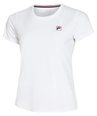 Produktbild von FILA LEONIE Damen T-Shirt Weiß Gr. 38