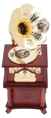 Produktbild von Vintage-Grammophon als Musikdose zur Dekoration