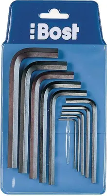 Image de Jeu de clé BOST 6 pans en trousse - 1.5 - 2 - 2.5 - 3 - 4 - 5 - 6 mm - 866650