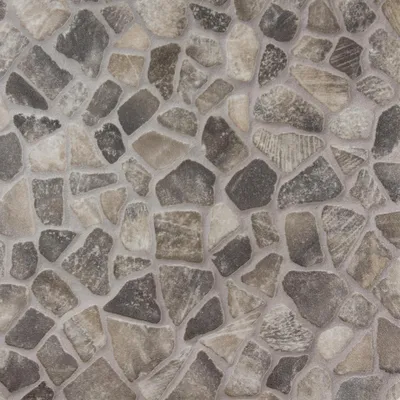 Produktbild von PVC TRONTO - Stein Siena - 2,00m x 1,00m - Meterware - Vinyl-Boden in Mosaik-Steinoptik für Küche, Wohn- und Badezimmer, Hochwertige Auslegware, Anti-Rutsch Oberfläche
