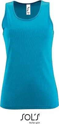 Immagine prodotto di SOLs 02117 | Canotta sportiva da donna - Colore: Aqua - Taglia: L