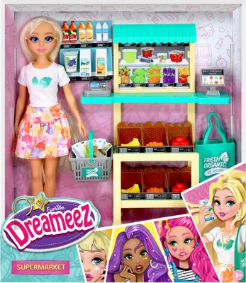 Produktbild von Supermarkt-Spielset mit Modepuppe und Accessoires