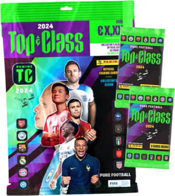 Produktbild von Panini Top Class Karten 2024 - Trading Cards - Sammelkarten - 1 Starter + 2 Booster