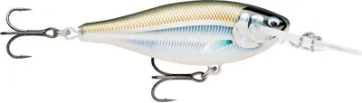 Produktbild von Rapala Shad Rap Elite - Wobbler, Farbe:Gilded Mangrove Minnow, Länge / Gewicht / Hakengröße / Lauftiefe:5.5cm / 7g / Gr. 8 / 2.4m-2.7m
