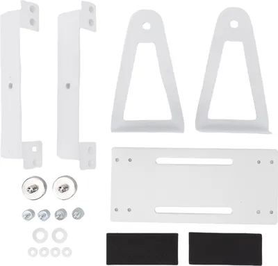 Productafbeelding van Universele, 360 graden draaibare ventilatorhouder voor op het bureau, geschikt voor 120 mm tot 140 mm PC-computerventilatoren, wit
