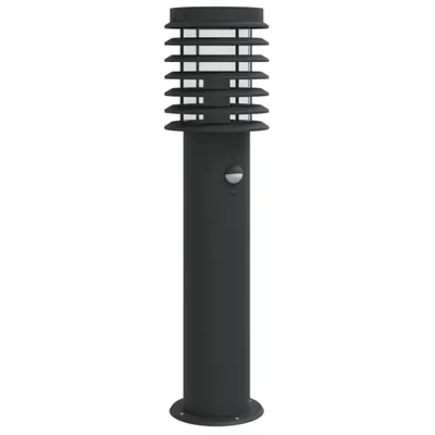 Produktbild von vidaXL Wegeleuchte mit Bewegungsmelder Schwarz 60 cm Edelstahl