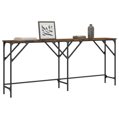 Produktbild von Konsolentisch Räuchereiche 180x29x75 cm Holzwerkstoff , Beistelltische 2024 Neu