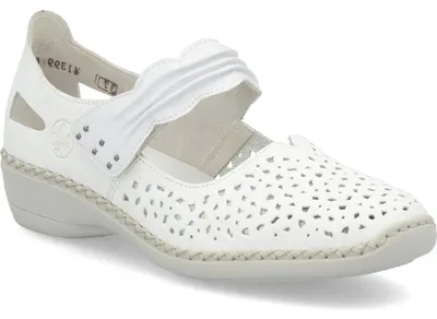 Produktbild von Rieker Damen Ballerinas 4139980 Farbe: Weiß Größe: 37