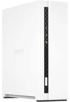 Zdjęcie produktu dla QNAP TS-133, NAS, Tower, Cortex-A55, 2 GB, DDR4, 0 TB