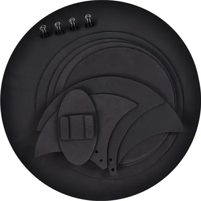 Produktbild von 10 stücke Stumm Schalldämpfer Trommeln Praxis Pad Bass Drums Ruhigen Ton aus Schwarz