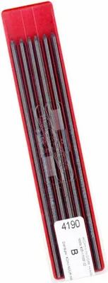 Produktbild von KOH-I-NOOR 12x Ersatzminen 2mm Härte B für Fallminenstift