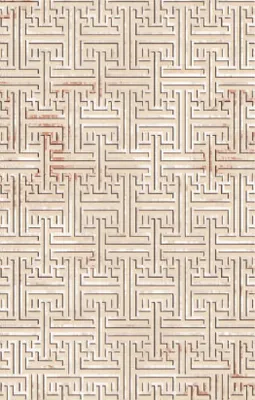 Produktbild von Abstrakter Geometrisches Kunstfaserteppich Teppich Kurz Flor Unifarben Teppiche
