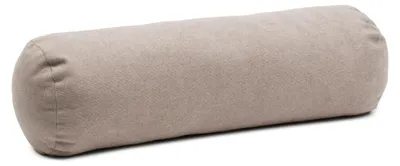 Image de GÖZZE Rouleau de coussin DARCO taupe L P 20x60 cm brun