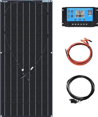 Obrázek produktu pro Solární panel, flexibilní konstrukce, vysoká účinnost, 120W sada