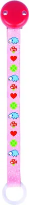 Produktbild von HEIMESS Schnullerkette Schaf, rosa