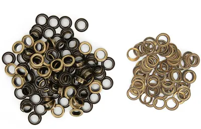 Obrázek produktu pro 100 kusů 8 mm duté nýty z bronzu Nýty do bot Ručně vyráběné Kůže přes průchodku pro boty