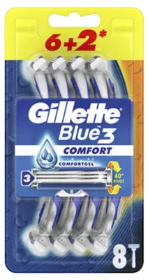 Immagine prodotto di Gillette Blue 3 Jednorazowe maszynki do golenia 6 + 2 sztuki