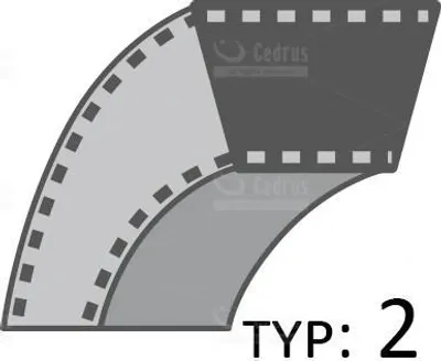Zdjęcie produktu dla Pasek traktorek spalinowy Cedrus C-TRAC-65MC /12x813/ 482564