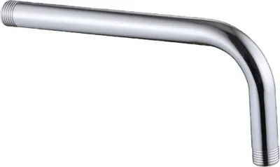 Produktbild von INF Regenduschverlängerungsrohr 90° Duscharm für Duschkopf-Wandmontage Silber