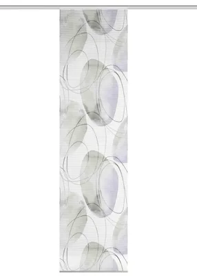 Produktbild von HIG Schiebegardine ELLRIK, recycelt, 245x60 cm, bedruckt, Bambusoptik