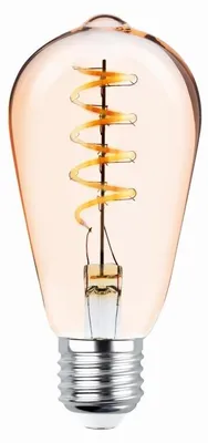 Obrázok produktu pre E27 4W LED žiarovka Vintage žiarovka 250 LM Teplá biela 2000K ST64 SF Gold