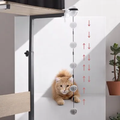Produktbild von Interaktives Katzenspielzeug zum Einschrauben: Katzenaufzug