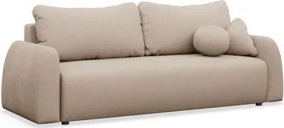 Produktbild von Selsey Nubelle – Sofa 3-Sitzer mit Schlaffunktion & Stauraum, Chenille, beige