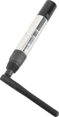Image de 23DBM High Power 1000M Ultra Long Distance 2.4G ISM DMX512 Wireless Male XLR Transmitter Lighting Controller with Antenna for LED Stage PAR Effect Lamp
