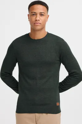 Produktbild von BLEND BHLars Herren Strickpullover Feinstrick Pullover mit Rundhals-Ausschnitt Baumwollmischung Regular fit