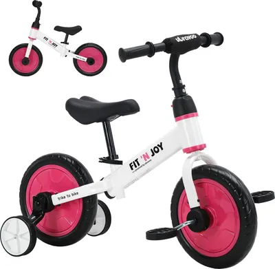 Produktbild von 4-in-1 Trainingsfiets für Kinder - Laufrad, Dreirad und Fahrrad in Einem