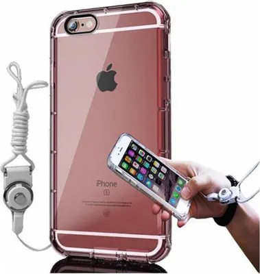 Produktbild von Cadorabo Hülle für Apple iPhone 6 / 6S Schutzhülle in Rosa Cover Case Handyhülle Etui TPU Silikon