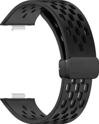 Immagine prodotto di INF Cinturino in silicone traspirante con fibbia magnetica per Huawei Watch Fit 3 Nero