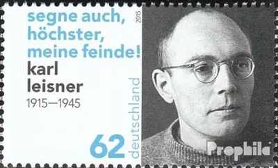 Produktbild von Briefmarken BRD (BR.Deutschland) 2015 Mi 3135 (kompl.Ausg.) postfrisch Karl Leisner