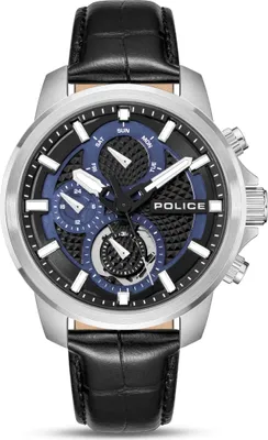 Obrázok produktu pre POLICE pánske quartzové hodinky čierne / strieborné oneize men 43 x 50 PEWJF0021509