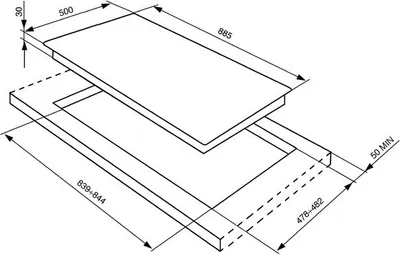 Zdjęcie produktu dla Smeg Universal SRV596GH5, Stal nierdzewna, Blat, 90 cm, Gaz, Stal nierdzewna, 5 stref(y)
